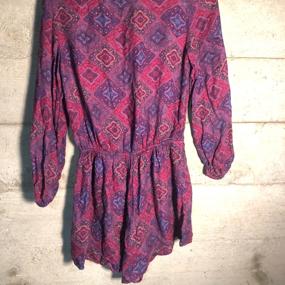 American eagle outfitters romper purple Paisley XS - Picture 4 of 5